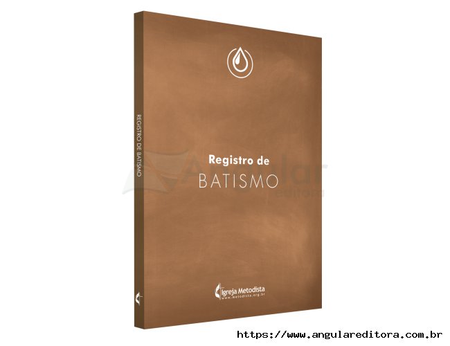 Livro de Registro de Batismo